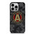 ATLANTA UNITED FC MLS BLACK CAMO iPhone 14 Pro Case Cover
