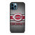 CINCINNATI RED MLB BASEBALL METAL iPhone 12 Pro Max Case Cover