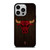 CHICAGO BULLS BASKETBALL COURT NBA iPhone 14 Pro Case Cover