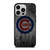 CHICAGO CUBS BASEBALL MLB WOOD LOGO iPhone 14 Pro Case Cover