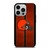 CLEVELAND BROWNS NFL METAL STRIPE iPhone 14 Pro Case Cover