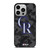 COLORADO ROCKIES BASEBALL BLACK CAMO iPhone 14 Pro Case Cover