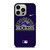 COLORADO ROCKIES MLB BASEBALL NIKE iPhone 14 Pro Case Cover