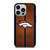 DENVER BRONCOS NFL METAL STRIPE iPhone 14 Pro Case Cover