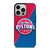 DETROIT PISTONS NBA BASKETBALL LOGO iPhone 14 Pro Case Cover