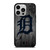 DETROIT TIGERS BASEBALL MLB WOOD LOGO iPhone 14 Pro Case Cover