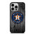 HOUSTON ASTROS BASEBALL MLB WOOD LOGO iPhone 14 Pro Case Cover