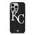 KANSAS CITY ROYALS BASEBALL BLACK iPhone 14 Pro Case Cover