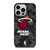 MIAMI HEAT BLACK CAMO iPhone 14 Pro Case Cover