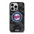 MINNESOTA TWINS BASEBALL BLACK CAMO iPhone 14 Pro Case Cover