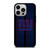 NEW YORK GIANTS NFL METAL STRIPE iPhone 14 Pro Case Cover