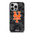 NEW YORK METS BASEBALL BLACK CAMO iPhone 14 Pro Case Cover