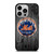 NEW YORK METS BASEBALL MLB WOOD LOGO iPhone 14 Pro Case Cover