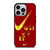 NIKE JUST DO IT RED HALFTONE iPhone 14 Pro Case Cover