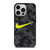 NIKE SWOOSH BLACK CAMO iPhone 14 Pro Case Cover
