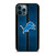 DETROIT LIONS NFL METAL STRIPE iPhone 12 Pro Max Case Cover