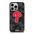 PHILADELPHIA PHILLIES BASEBALL BLACK CAMO iPhone 14 Pro Case Cover PHILADELPHIA PHILLIES BASEBALL BLACK CAMO iPhone 14 Pro Case Cover