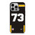 PITTSBURGH STEELERS JOE HAEG 73 NFL NIKE iPhone 14 Pro Case Cover