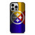 PITTSBURGH STEELERS NFL FOOTBALL METAL iPhone 14 Pro Case Cover