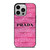 PRADA PINK DIAMOND iPhone 14 Pro Case Cover