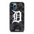 DETROIT TIGERS BASEBALL BLACK CAMO iPhone 12 Pro Max Case Cover
