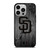 SAN DIEGO PADRES BASEBALL MLB WOOD LOGO iPhone 14 Pro Case Cover