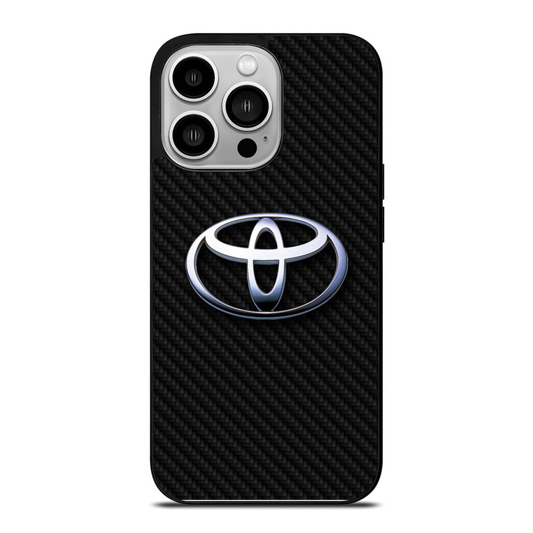 TOYOTA MOTOR CARBON FIBER iPhone 14 Pro Case Cover