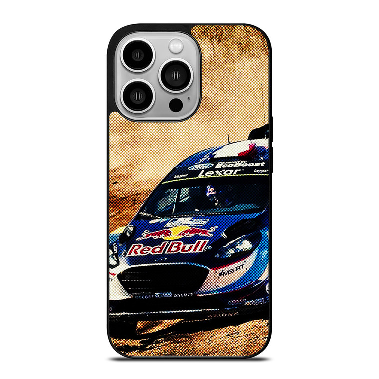 WRC RALLY SEBASTIEN OGIER FORD iPhone 14 Pro Case Cover