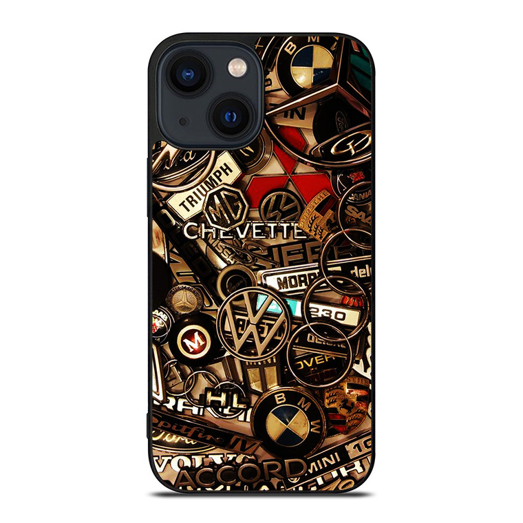 ALL CARS METAL LOGO iPhone 14 Plus Case Cover