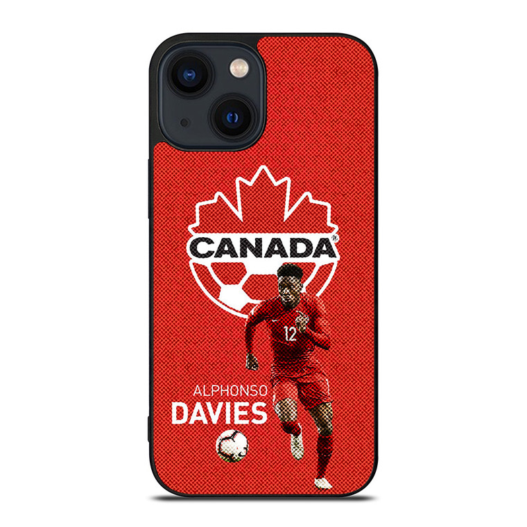 ALPHONSO DAVIES CANADA MENS SOCCER NATIONAL TEAM iPhone 14 Plus Case Cover ALPHONSO DAVIES CANADA MENS SOCCER NATIONAL TEAM iPhone 14 Plus Case Cover