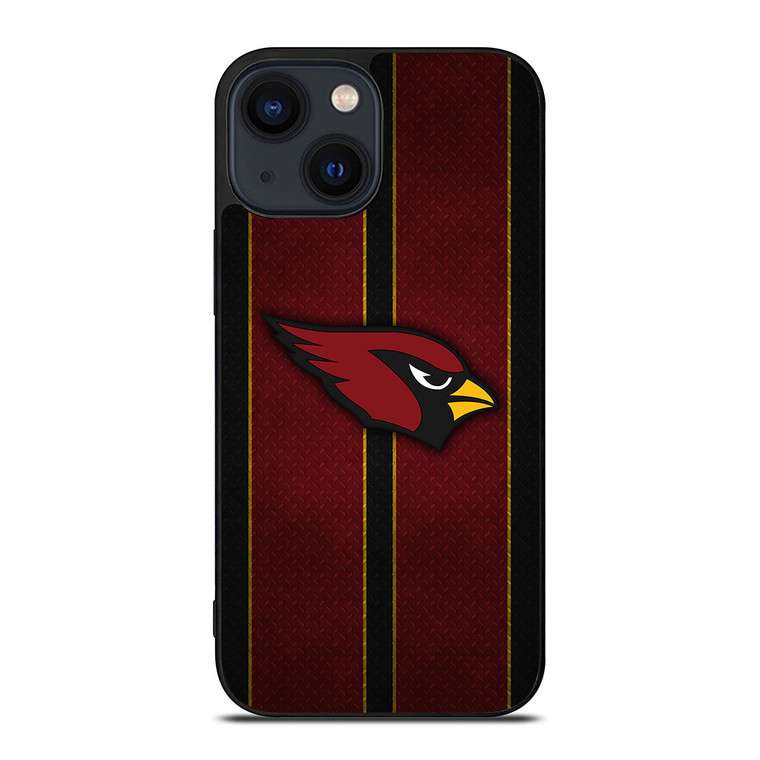 ARIZONA CARDINALS NFL METAL STRIPE iPhone 14 Plus Case Cover