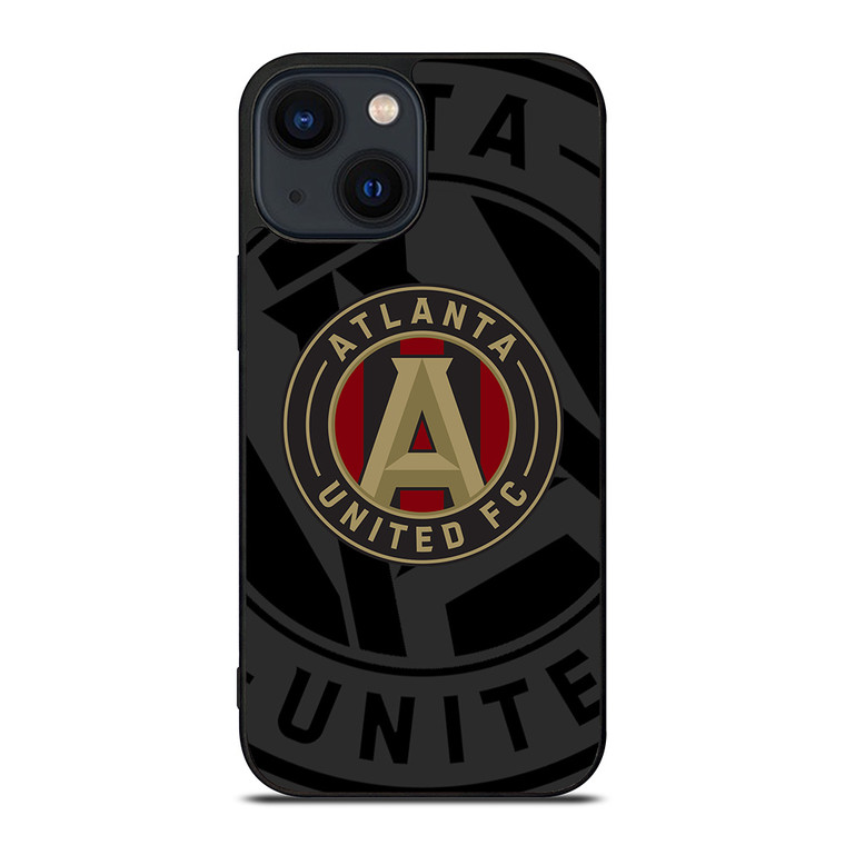 ATLANTA UNITED FC MLS BLACK iPhone 14 Plus Case Cover