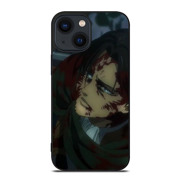 ATTACK ON TITAN LEVI ACKERMAN FIGHT iPhone 14 Plus Case Cover