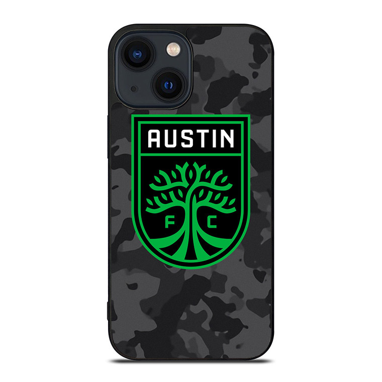 AUSTIN FC MLS BLACK CAMO iPhone 14 Plus Case Cover