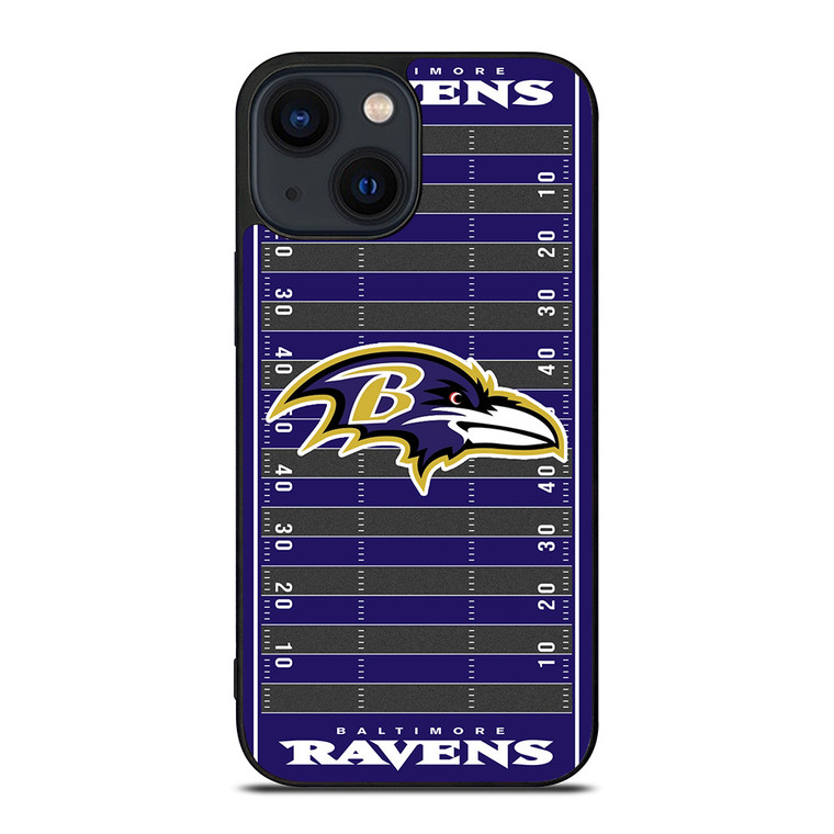 BALTIMORE RAVENS FOOTBALL FIELD iPhone 14 Plus Case Cover