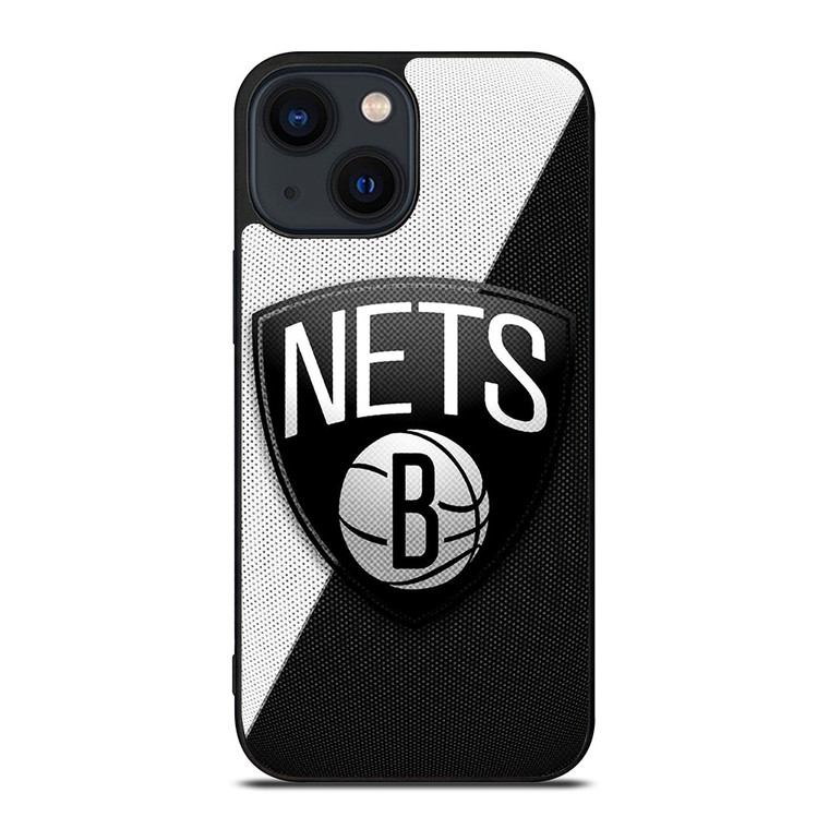 BROOKLYN NETS NBA BASKETBALL ICON iPhone 14 Plus Case Cover