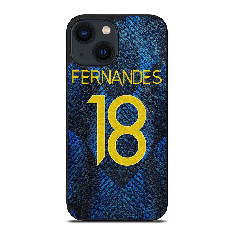BRUNO FERNANDES MANCHESTER UNITED JERSEY iPhone 14 Plus Case Cover