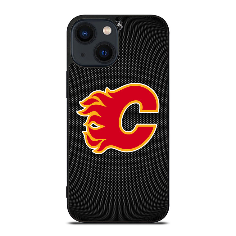 CALGARY FLAMES HOCKEY NHL LOGO iPhone 14 Plus Case Cover