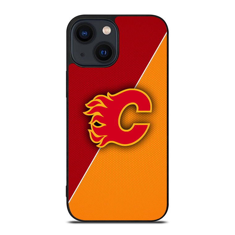 CALGARY FLAMES NHL HOCKEY LOGO iPhone 14 Plus Case Cover