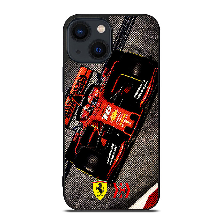 CHARLES LECLERC FERRARI FORMULA ONE F1 RACING 3 iPhone 14 Plus Case Cover