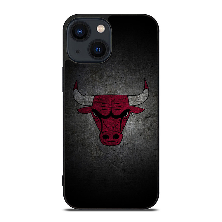 CHICAGO BULLS NBA GRUNGE iPhone 14 Plus Case Cover
