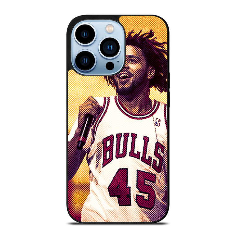 J COLE CHICAGO BULLS iPhone 13 Pro Max Case Cover