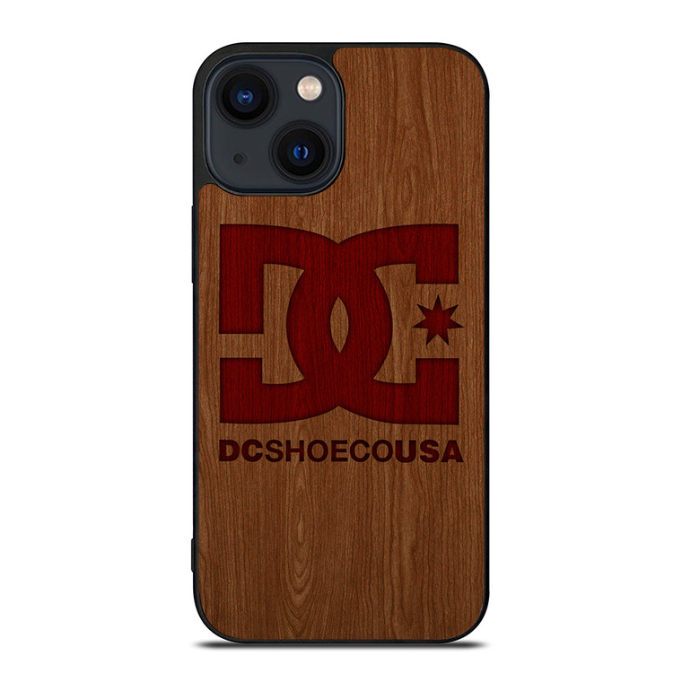 DC SHOES SKATEBOARD WOODEN LOGO iPhone 14 Plus Case Cover