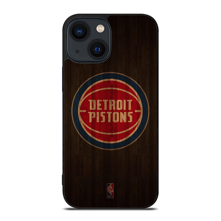 DETROIT PISTONS BASKETBALL COURT NBA iPhone 14 Plus Case Cover