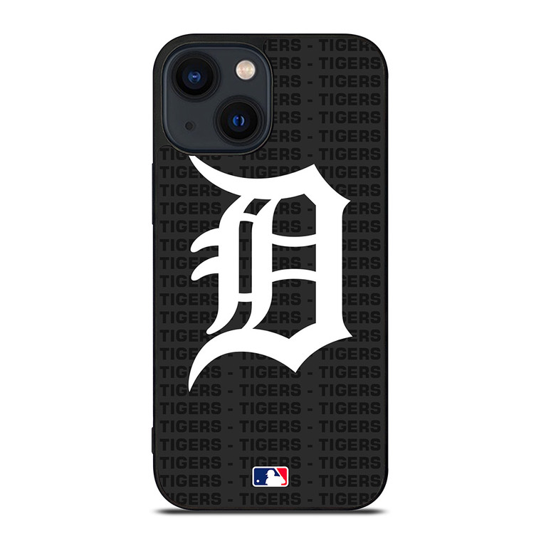 DETROIT TIGERS BASEBALL BLACK iPhone 14 Plus Case Cover