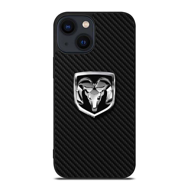 DODGE RAM CARBON FIBER iPhone 14 Plus Case Cover