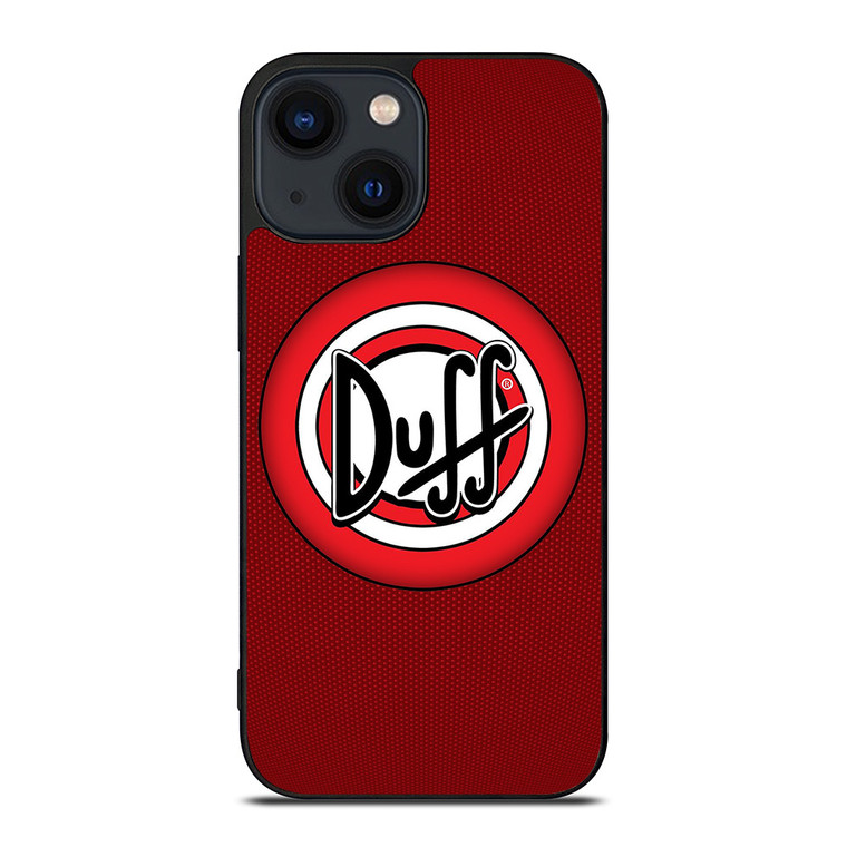 DUFF BEER THE SIMPSONS LOGO iPhone 14 Plus Case Cover