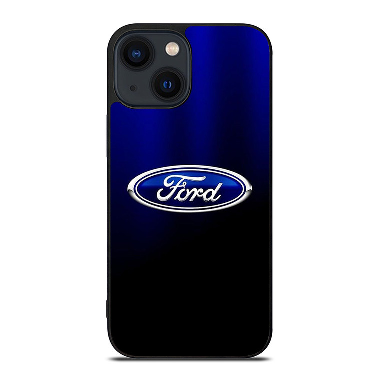 FORD CAR BLUE LOGO iPhone 14 Plus Case Cover