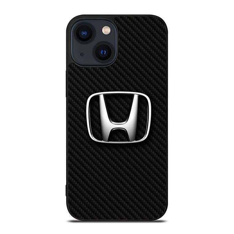 HONDA MOTOR CARBON FIBER iPhone 14 Plus Case Cover