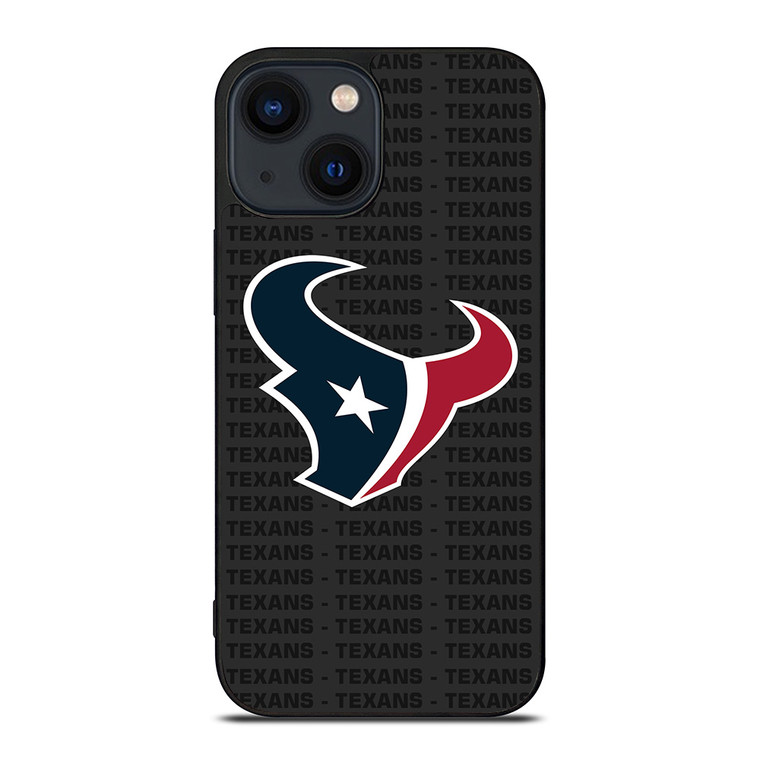HOUSTON TEXANS FOOTBALL TEXT iPhone 14 Plus Case Cover